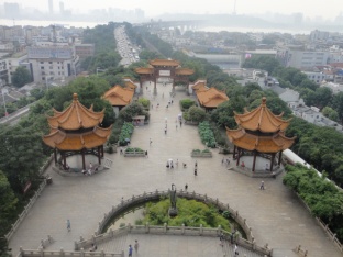 View from the Golden Crane pagoda,Wuhan